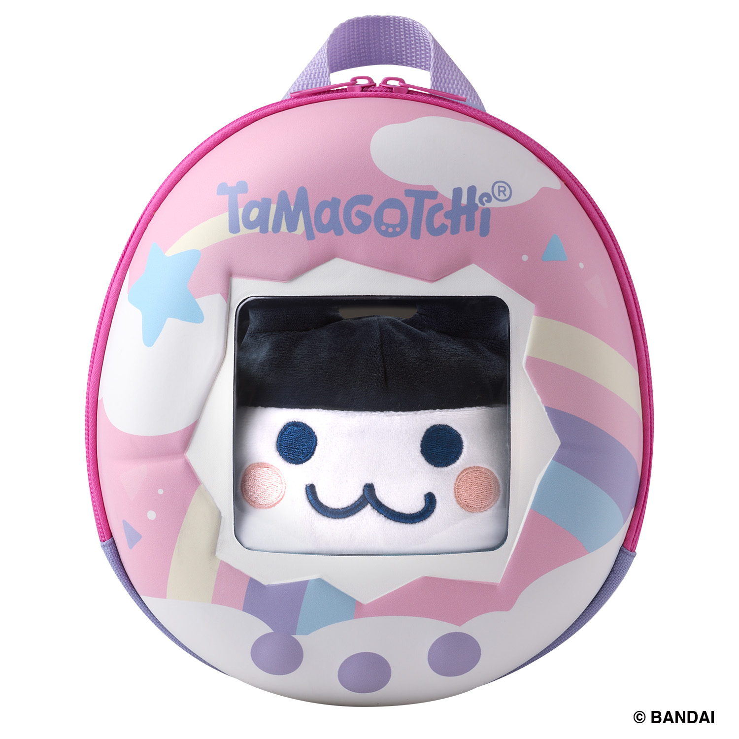たまごっち くるっとすくすくぬいぐるみ おでかけリュックセット みみっち_正面